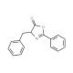 4-Benzyl-2-phenyl-2-oxazoline-5-one (CAS 5874-61-3) - chemical structure image