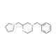 4-Benzyl-2-((pyrrolidin-1-yl)methyl) morpholine (CAS 635699-06-8) - chemical structure image
