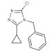 4-benzyl-3-chloro-5-cyclopropyl-4H-1,2,4-triazole - chemical structure image