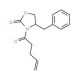 4-Benzyl-3-pent-4-enoyl-1,3-oxazolidin-2-one (CAS 155399-10-3) - chemical structure image