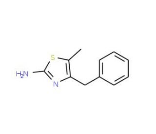 4-benzyl-5-methyl-1,3-thiazol-2-amine - chemical structure image