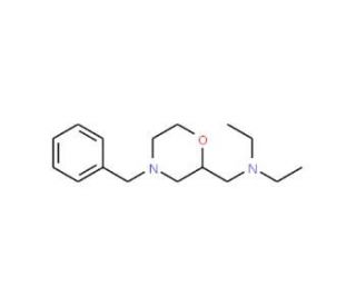 (4-Benzyl-morpholin-2-ylmethyl)diethylamine (CAS 147465-50-7) - chemical structure image