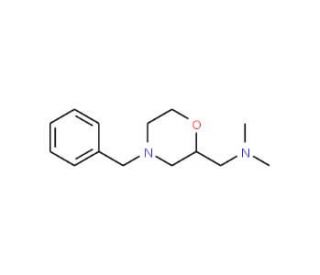 (4-Benzyl-morpholin-2-ylmethyl)dimethylamine (CAS 122894-38-6) - chemical structure image