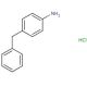 4-Benzyl-phenylamine hydrochloride (CAS 6317-57-3) - chemical structure image