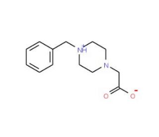 (4-Benzyl-piperazin-1-yl)-acetic acid (CAS 214535-51-0) - chemical structure image
