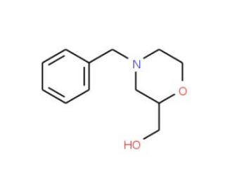 (4-Benzylmorpholin-2-yl)methanol (CAS 40987-24-4) - chemical structure image