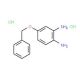 4-Benzyloxy-1,2-phenylenediamine Dihydrochloride (CAS 41927-18-8) - chemical structure image