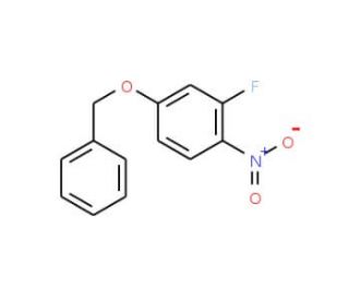 4-Benzyloxy-2-fluoro-1-nitrobenzene (CAS 221040-07-9) - chemical structure image