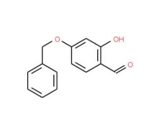 4-Benzyloxy-2-hydroxybenzaldehyde (CAS 52085-14-0) - chemical structure image