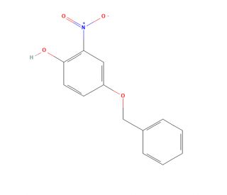 4-Benzyloxy-2-nitrophenol (CAS 96315-18-3) - chemical structure image