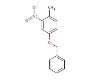 4-Benzyloxy-2-nitrotoluene (CAS 24239-67-6) - chemical structure image