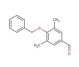 4-Benzyloxy-3,5-dimethylbenzaldehyde (CAS 144896-51-5) - chemical structure image