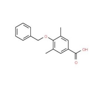 4-Benzyloxy-3,5-dimethylbenzoic acid (CAS 97888-80-7) - chemical structure image