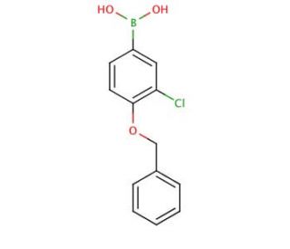 4-Benzyloxy-3-chlorophenylboronic acid (CAS 845551-44-2) - chemical structure image