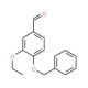 4-Benzyloxy-3-ethoxybenzaldehyde (CAS 60186-33-6) - chemical structure image