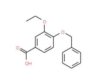 4-(Benzyloxy)-3-ethoxybenzoic acid - chemical structure image