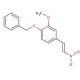 4-Benzyloxy-3-methoxy-β-nitrostyrene (CAS 1860-56-6) - chemical structure image