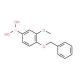 4-Benzyloxy-3-methoxybenzeneboronic acid (CAS 243990-53-6) - chemical structure image