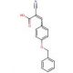 4-Benzyloxy-α-cyanocinnamic acid - chemical structure image