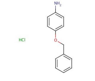 4-(Benzyloxy)aniline hydrochloride (CAS 51388-20-6) - chemical structure image