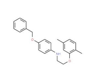 4-(Benzyloxy)-N-[2-(2,5-dimethylphenoxy)ethyl]-aniline - chemical structure image