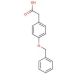(4-Benzyloxy)phenylacetic acid (CAS 6547-53-1) - chemical structure image