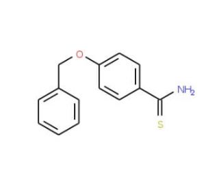 4-Benzyloxy-thiobenzamide (CAS 161975-22-0) - chemical structure image