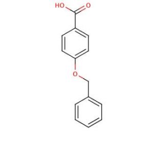 4-Benzyloxybenzoic acid (CAS 1486-51-7) - chemical structure image