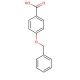 4-Benzyloxybenzoic acid (CAS 1486-51-7) - chemical structure image