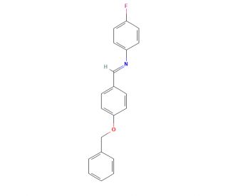 4-Benzyloxybenzylidene 4-Fluoroaniline (CAS 70627-52-0) - chemical structure image