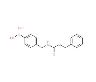 4-((Benzyloxycarbonylamino)methyl)phenylboronic acid (CAS 914452-61-2) - chemical structure image