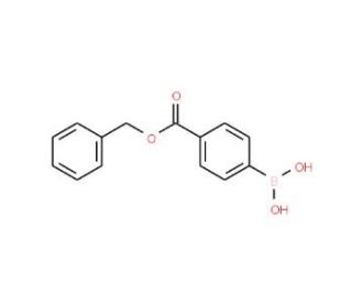 4-Benzyloxycarbonylphenylboronic acid (CAS 184000-11-1) - chemical structure image