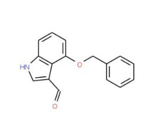 4-Benzyloxyindole-3-carboxaldehyde (CAS 7042-71-9) - chemical structure image