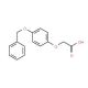 4-Benzyloxyphenoxyacetic acid (CAS 38559-92-1) - chemical structure image