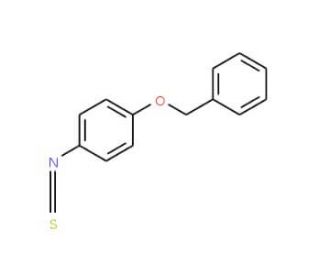 4-Benzyloxyphenyl isothiocyanate (CAS 139768-71-1) - chemical structure image