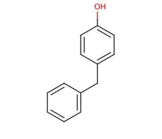 4-Benzylphenol (CAS 101-53-1) - chemical structure image