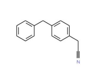 4-Benzylphenylacetonitrile (CAS 101096-72-4) - chemical structure image
