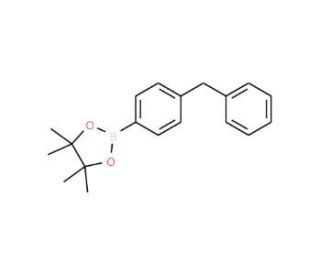 4-Benzylphenylboronic acid pinacol ester (CAS 911708-01-5) - chemical structure image