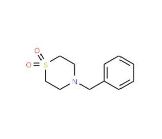 4-Benzylthiomorpholine 1,1-Dioxide (CAS 26475-66-1) - chemical structure image
