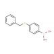 4-Benzylthiophenylboronic acid (CAS 1005207-32-8) - chemical structure image
