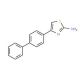 4-Biphenyl-4-yl-thiazol-2-ylamine (CAS 2834-79-9) - chemical structure image