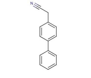 4-Biphenylacetonitrile (CAS 31603-77-7) - chemical structure image