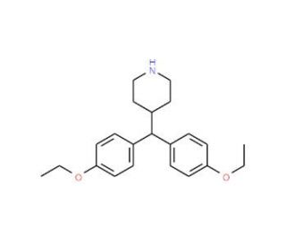 4-[Bis(4-ethoxyphenyl)methyl]piperidine - chemical structure image