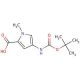 4-(Boc-amino)-1-methylpyrrole-2-carboxylic acid (CAS 77716-11-1) - chemical structure image