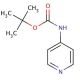 4-(Boc-amino)pyridine (CAS 98400-69-2) - chemical structure image