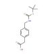 4-Boc-aminomethylphenylacetic acid (CAS 71420-92-3) - chemical structure image