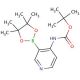 4-Boc-Aminopyridine-3-boronic acid, pinacol ester (CAS 1073354-02-5) - chemical structure image