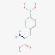 4-Borono-L-phenylalanine (CAS 76410-58-7) - chemical structure image