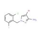 4-bromo-1-(2-chloro-6-fluorobenzyl)-1H-pyrazol-3-amine - chemical structure image