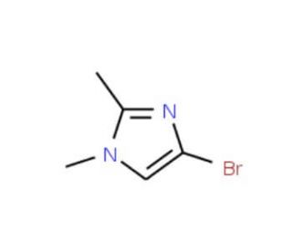 4-Bromo-1,2-dimethyl-1H-imidazole (CAS 850429-59-3) - chemical structure image